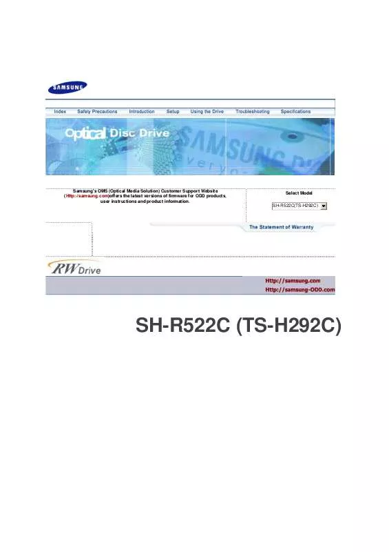 Mode d'emploi SAMSUNG SH-R522C