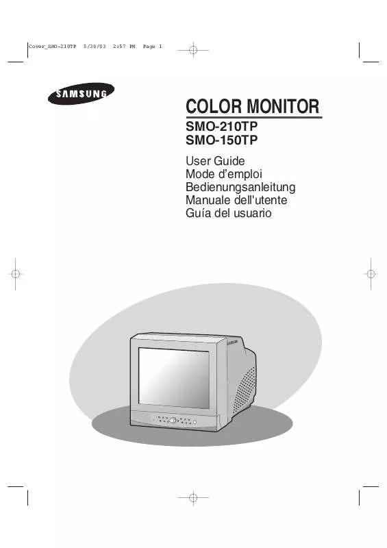 Mode d'emploi SAMSUNG SMO-150TP