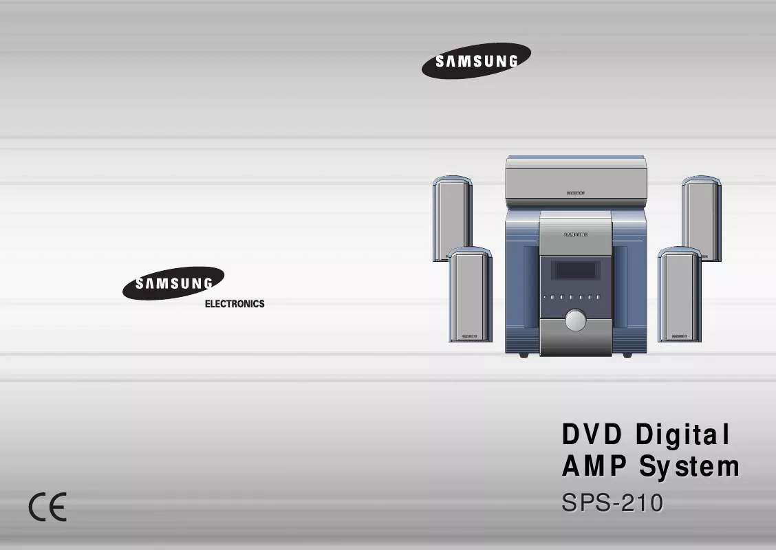 Mode d'emploi SAMSUNG SPS-210