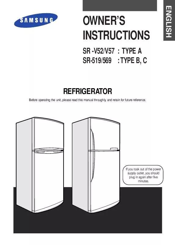 Mode d'emploi SAMSUNG SR-471