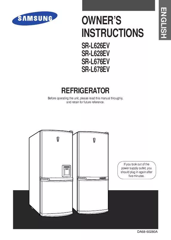 Mode d'emploi SAMSUNG SR-L676EV