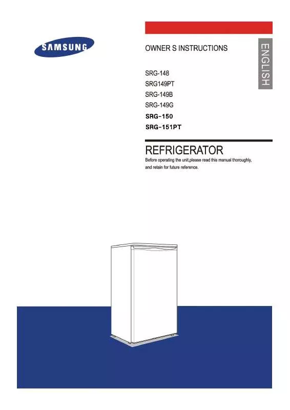 Mode d'emploi SAMSUNG SR-G149PT