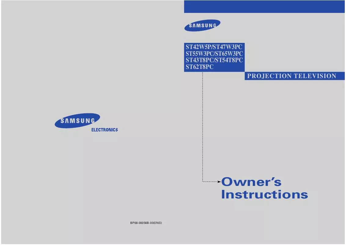 Mode d'emploi SAMSUNG ST55W3PC