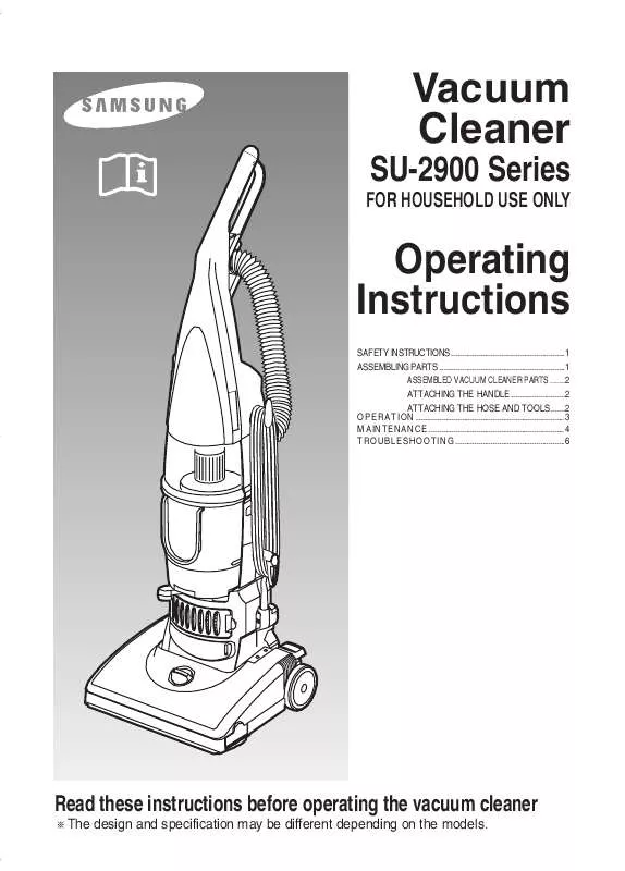 Mode d'emploi SAMSUNG SU-2900