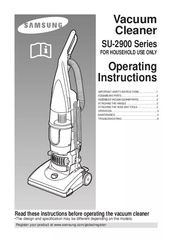 Mode d'emploi SAMSUNG SU2911