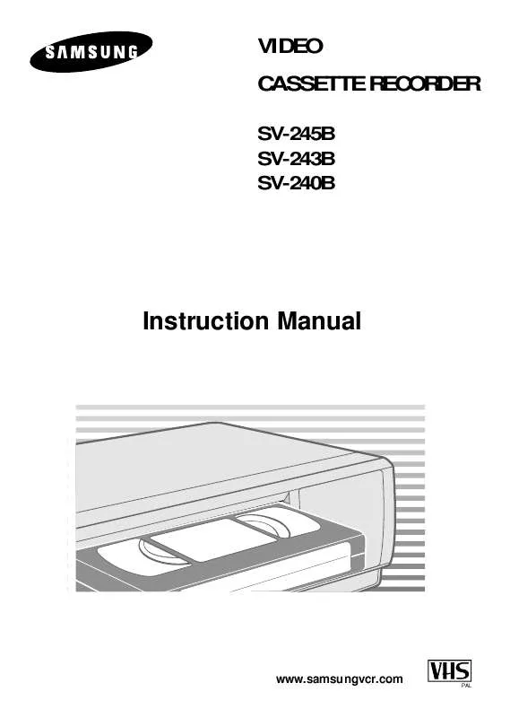 Mode d'emploi SAMSUNG SV240B-XEU