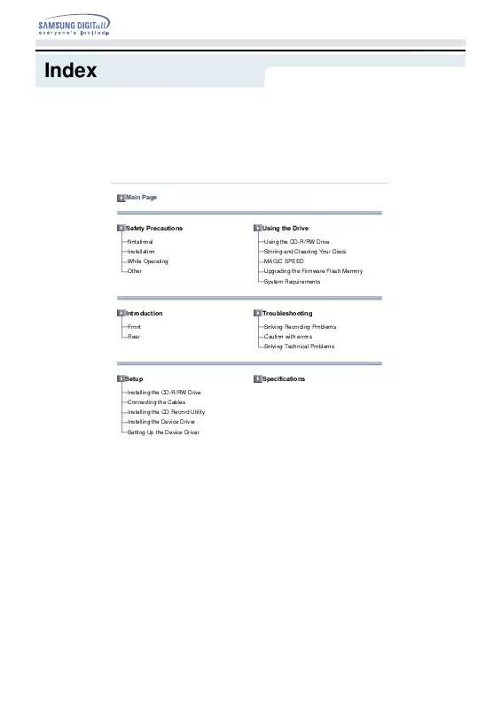 Mode d'emploi SAMSUNG SW-252S