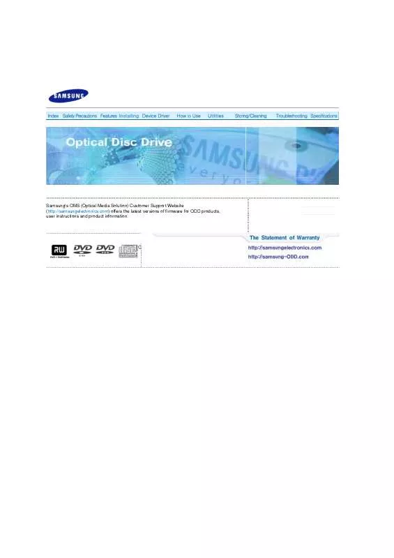 Mode d'emploi SAMSUNG TS-H552U