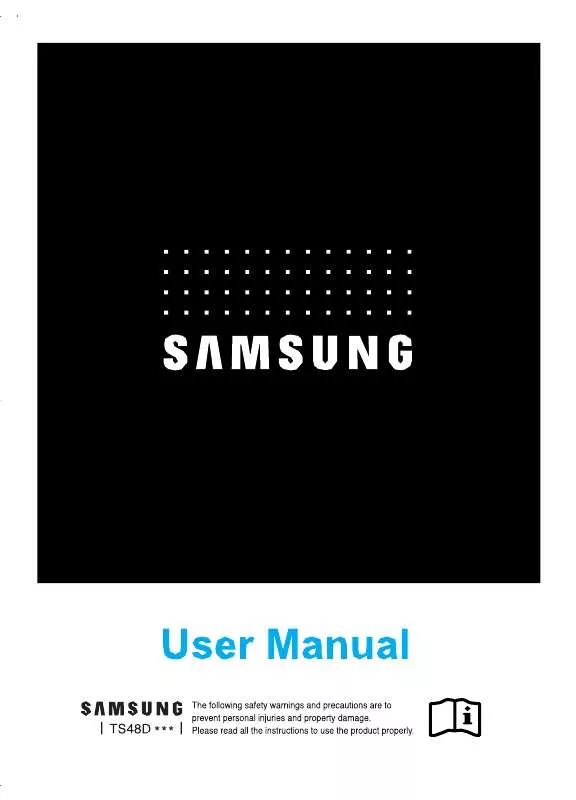 Mode d'emploi SAMSUNG TS-48DLUS