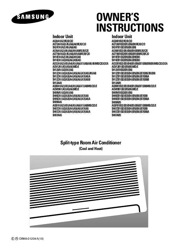 Mode d'emploi SAMSUNG UQ09A2MD