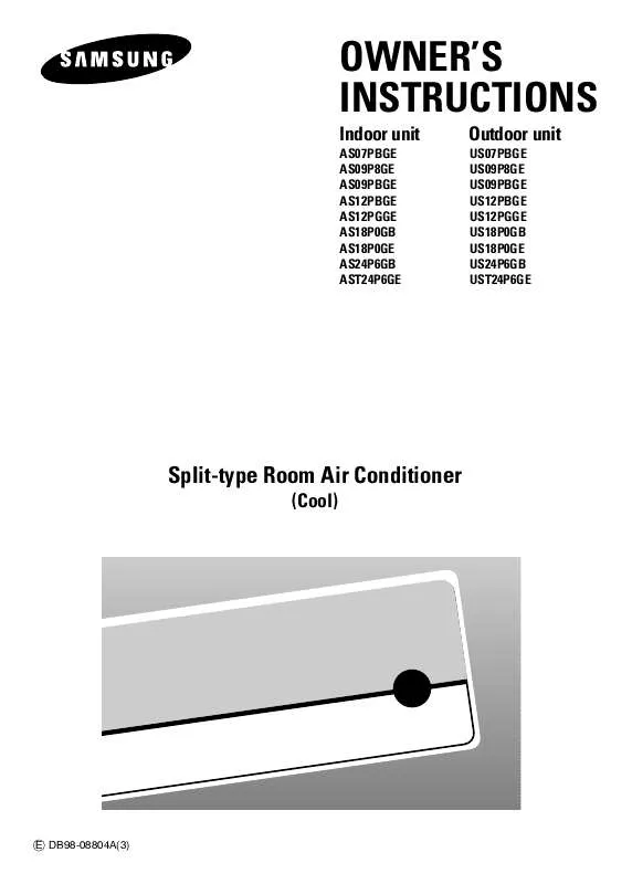 Mode d'emploi SAMSUNG US12PGGB