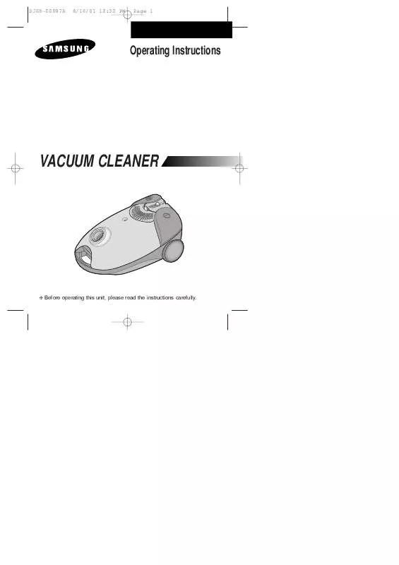 Mode d'emploi SAMSUNG VC-6013