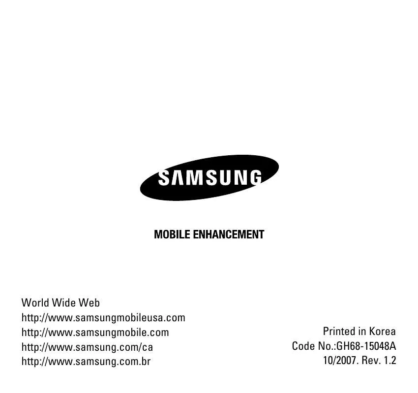 Mode d'emploi SAMSUNG WEP500