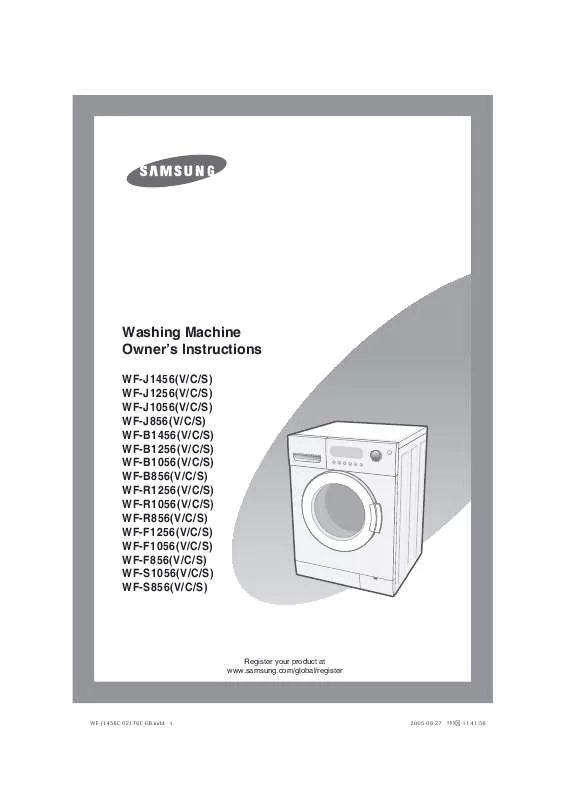 Mode d'emploi SAMSUNG WF-F1056V