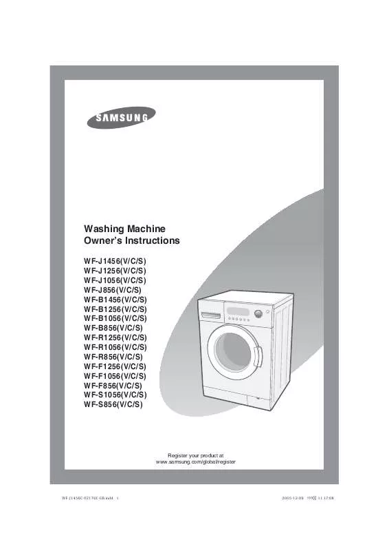 Mode d'emploi SAMSUNG WF-J1456V