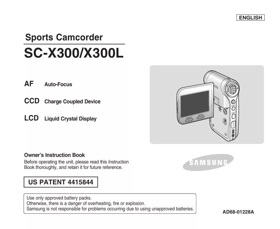 Mode d'emploi SAMSUNG X300L