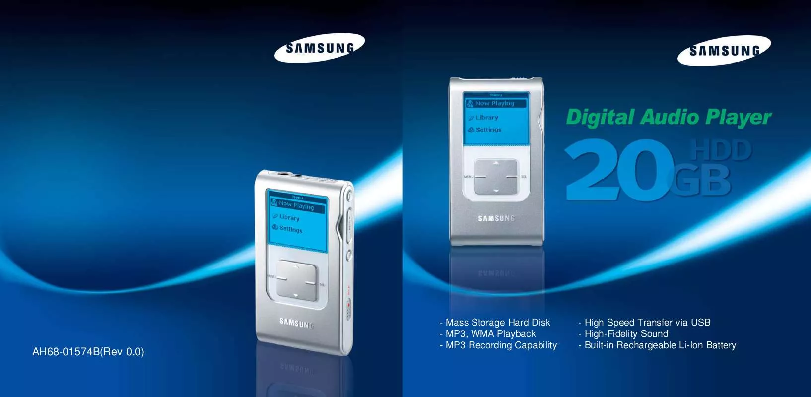 Mode d'emploi SAMSUNG YH-920