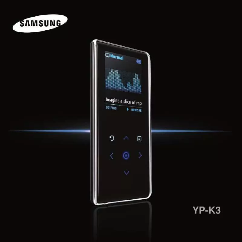 Mode d'emploi SAMSUNG YP-K3QB/KNT