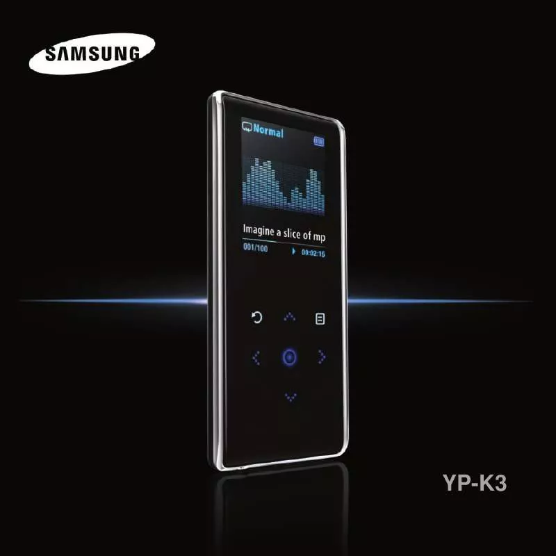 Mode d'emploi SAMSUNG YP-K3QWE