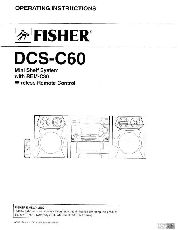 Mode d'emploi SANYO DCSC60