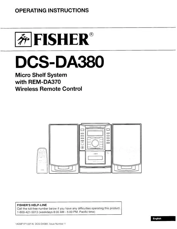 Mode d'emploi SANYO DCSDA380