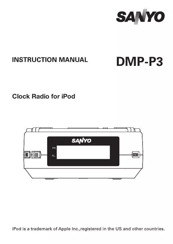 Mode d'emploi SANYO DMP-P3