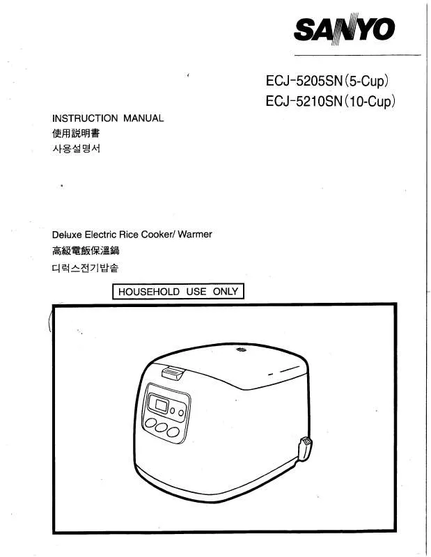 Mode d'emploi SANYO ECJ5210SN