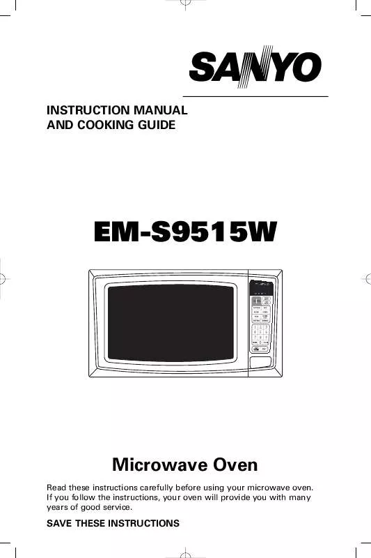 Mode d'emploi SANYO EM-S9515W