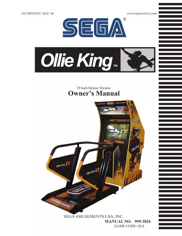 Mode d'emploi SEGA OLLIE KING 29INCH