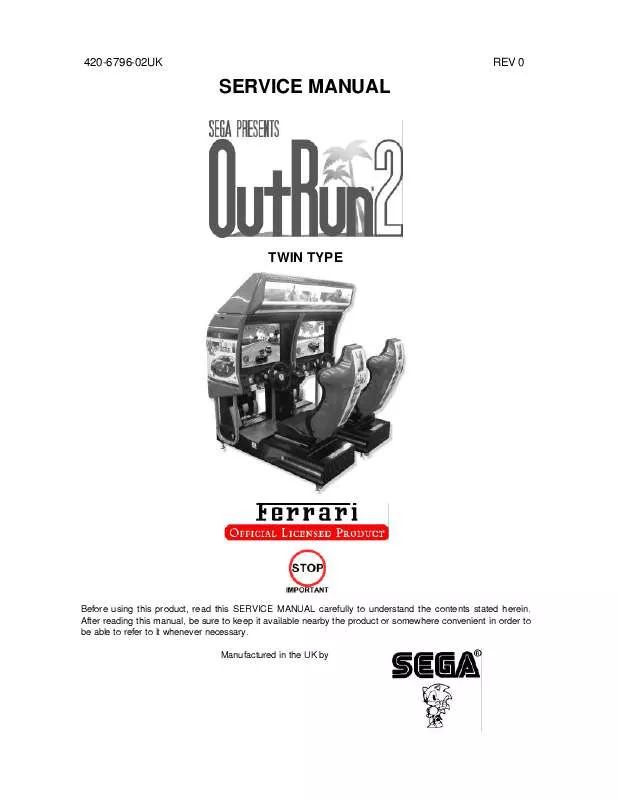 Mode d'emploi SEGA OUTRUN 2_TWIN