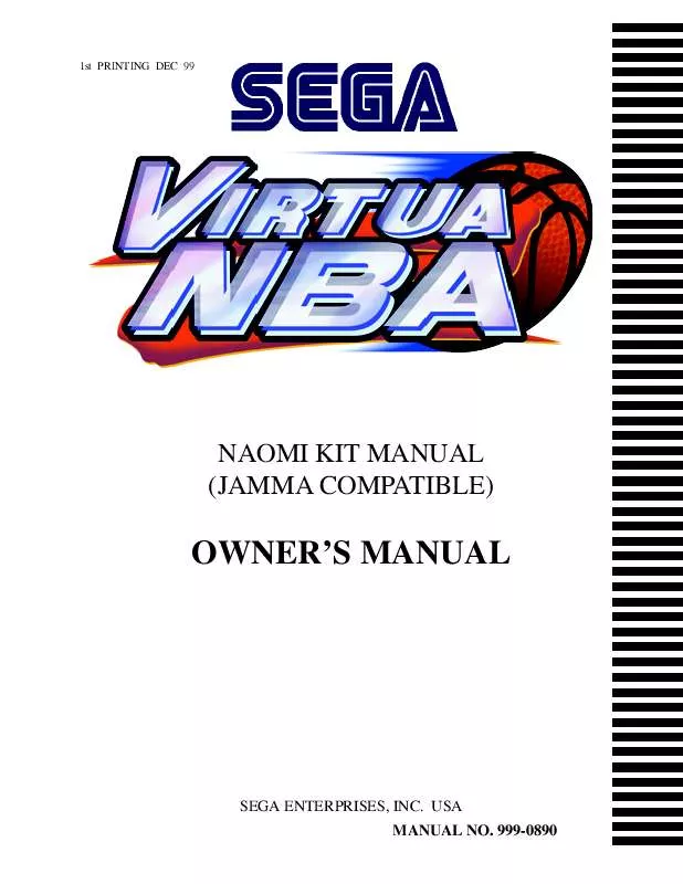 Mode d'emploi SEGA VIRTUA NNA