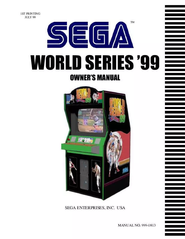 Mode d'emploi SEGA WORLD 99