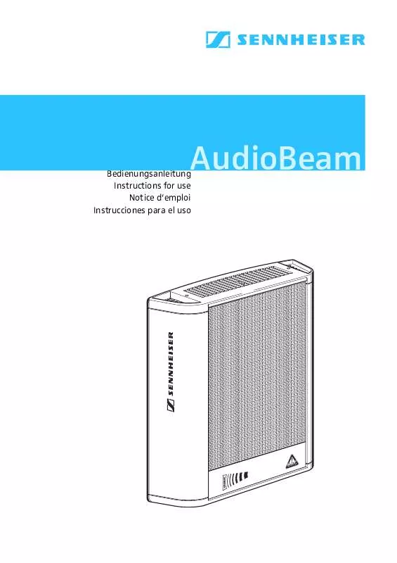 Mode d'emploi SENNHEISER AUDIOBEAM