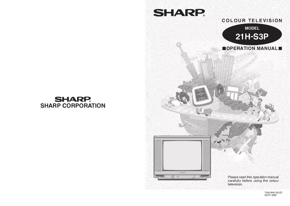 Mode d'emploi SHARP 21H-S3P