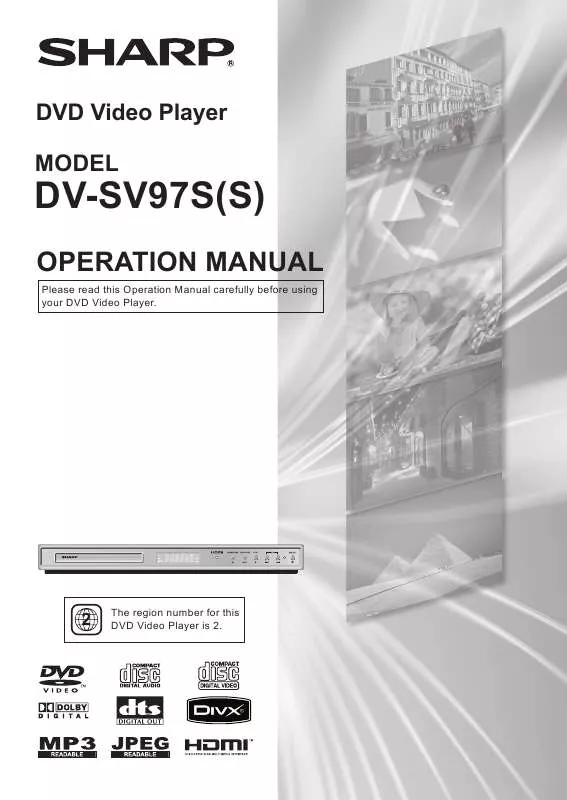 Mode d'emploi SHARP DV-SV97S(S)