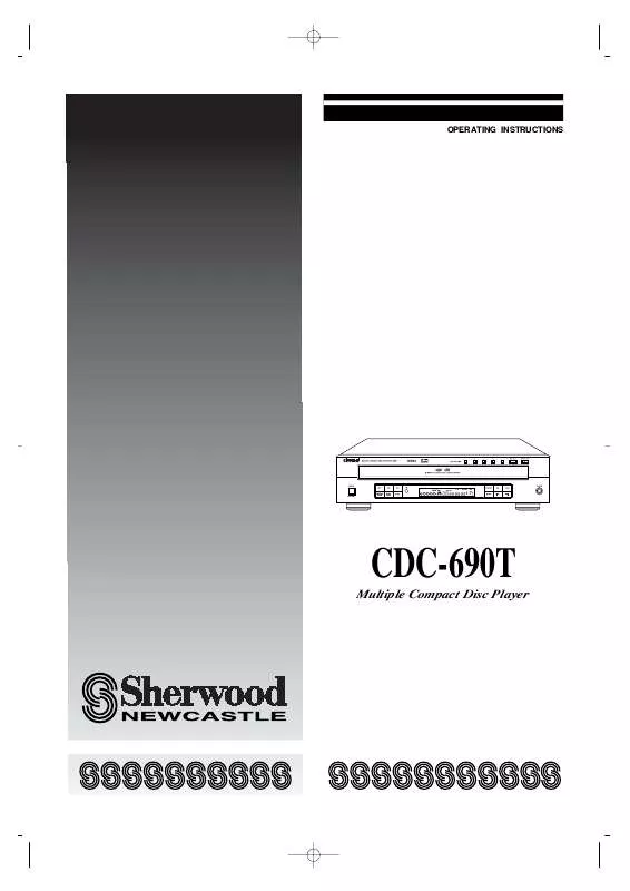 Mode d'emploi SHERWOOD CDC-690T