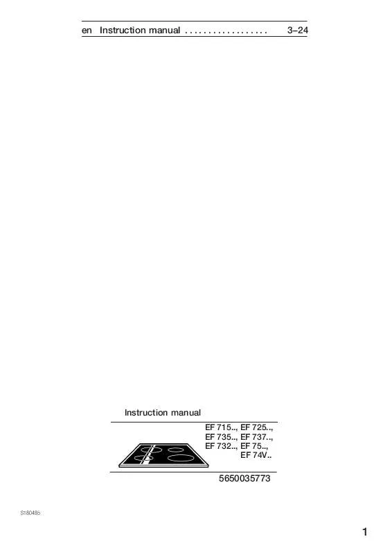 Mode d'emploi SIEMENS EF735601