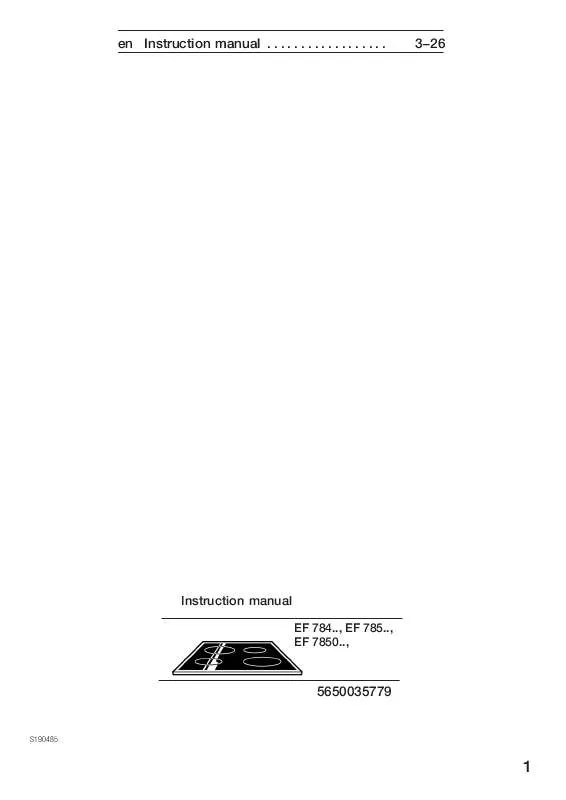 Mode d'emploi SIEMENS EF784501C