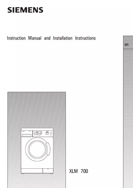 Mode d'emploi SIEMENS WXLM0700ID