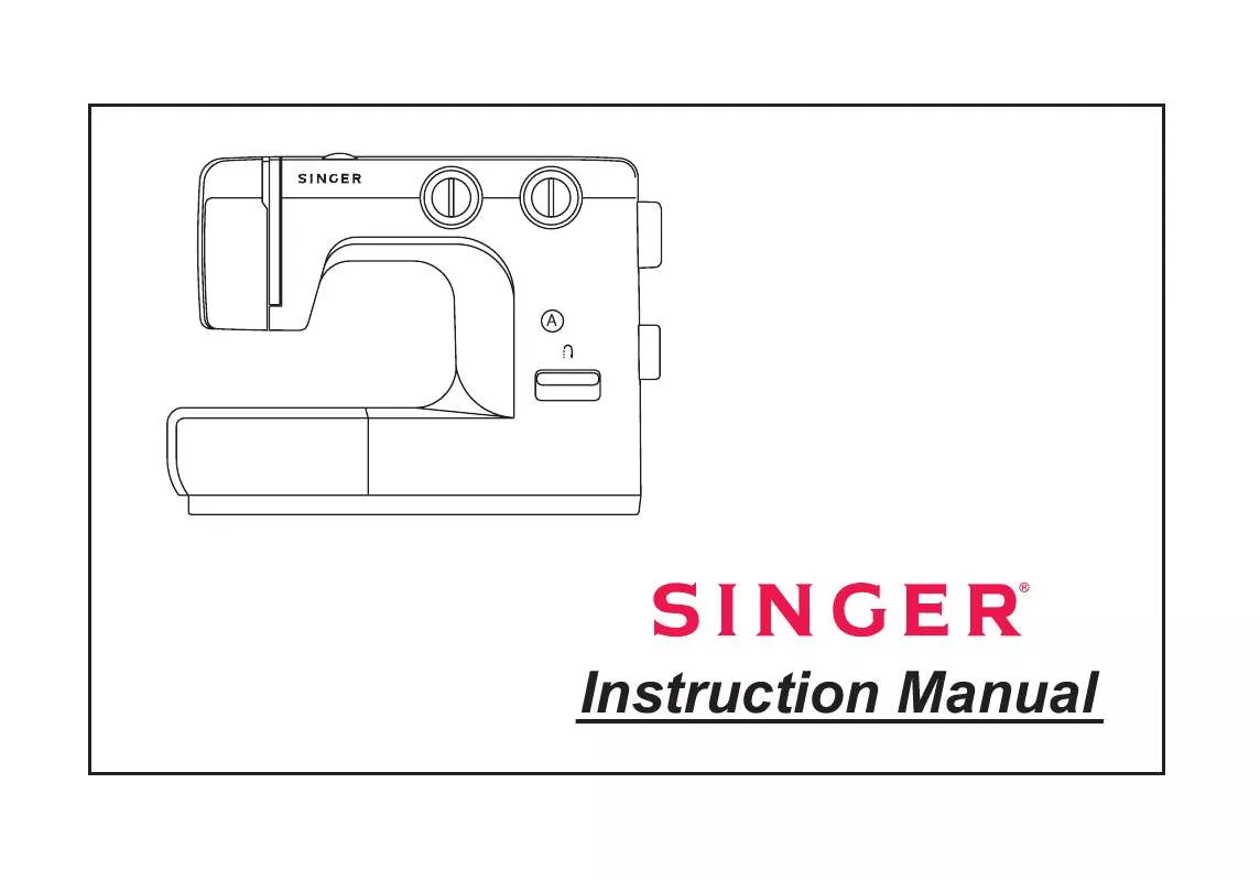 Mode d'emploi SINGER 1110