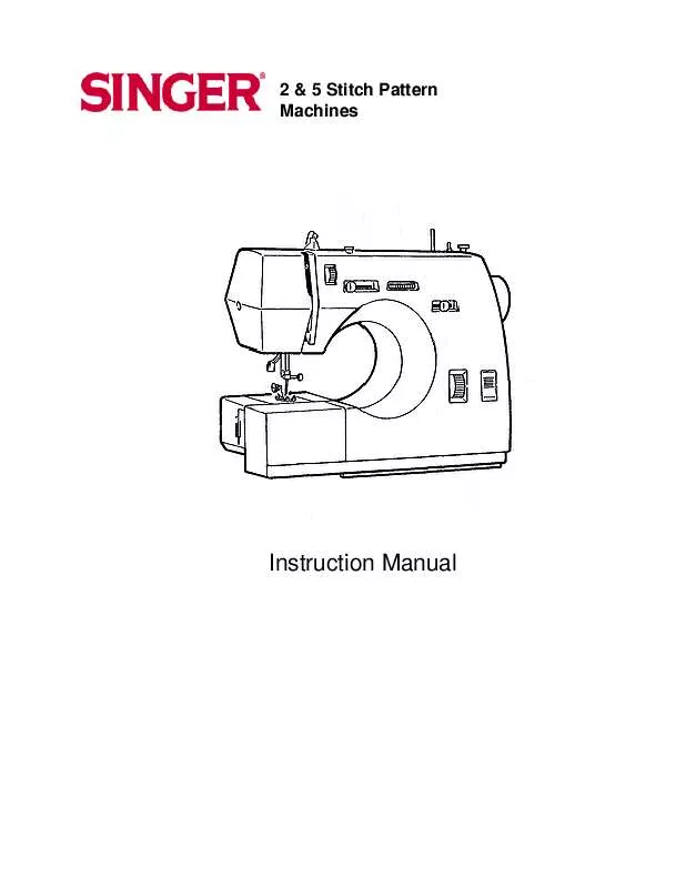 Mode d'emploi SINGER 30215