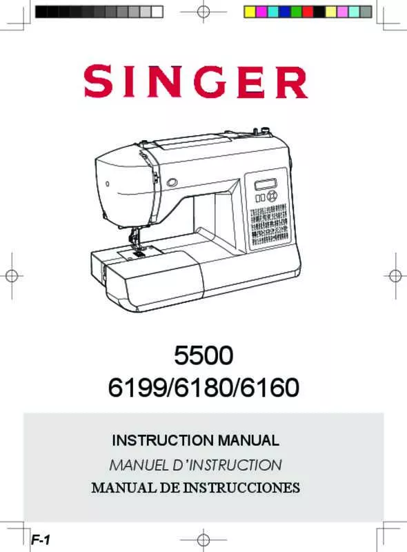 Mode d'emploi SINGER BRILLIANCE 6199