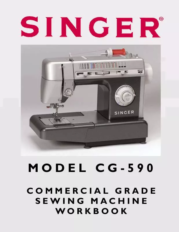 Mode d'emploi SINGER CG-590