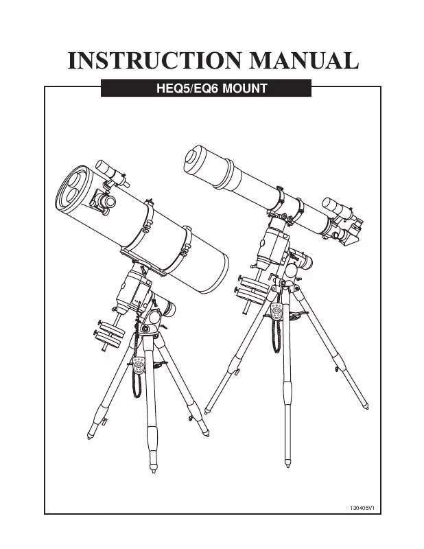 Mode d'emploi SKY-WATCHER HEQ5