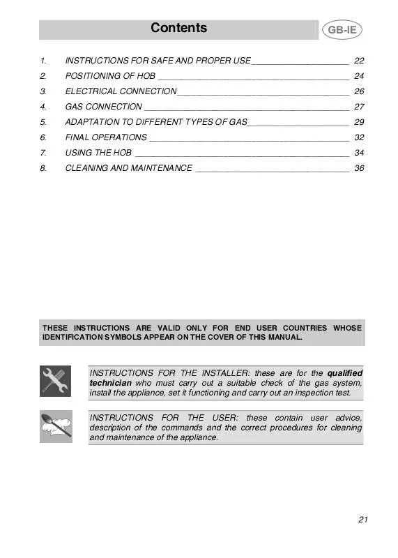 Mode d'emploi SMEG 3EM-374N