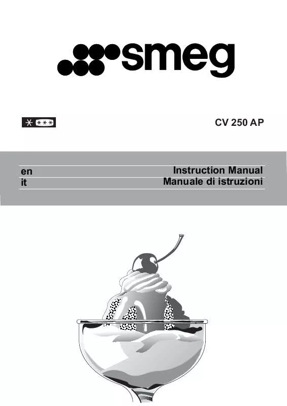 Mode d'emploi SMEG CV250AP