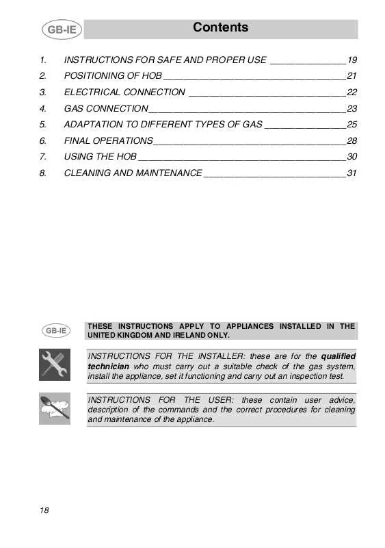 Mode d'emploi SMEG ER12150PP