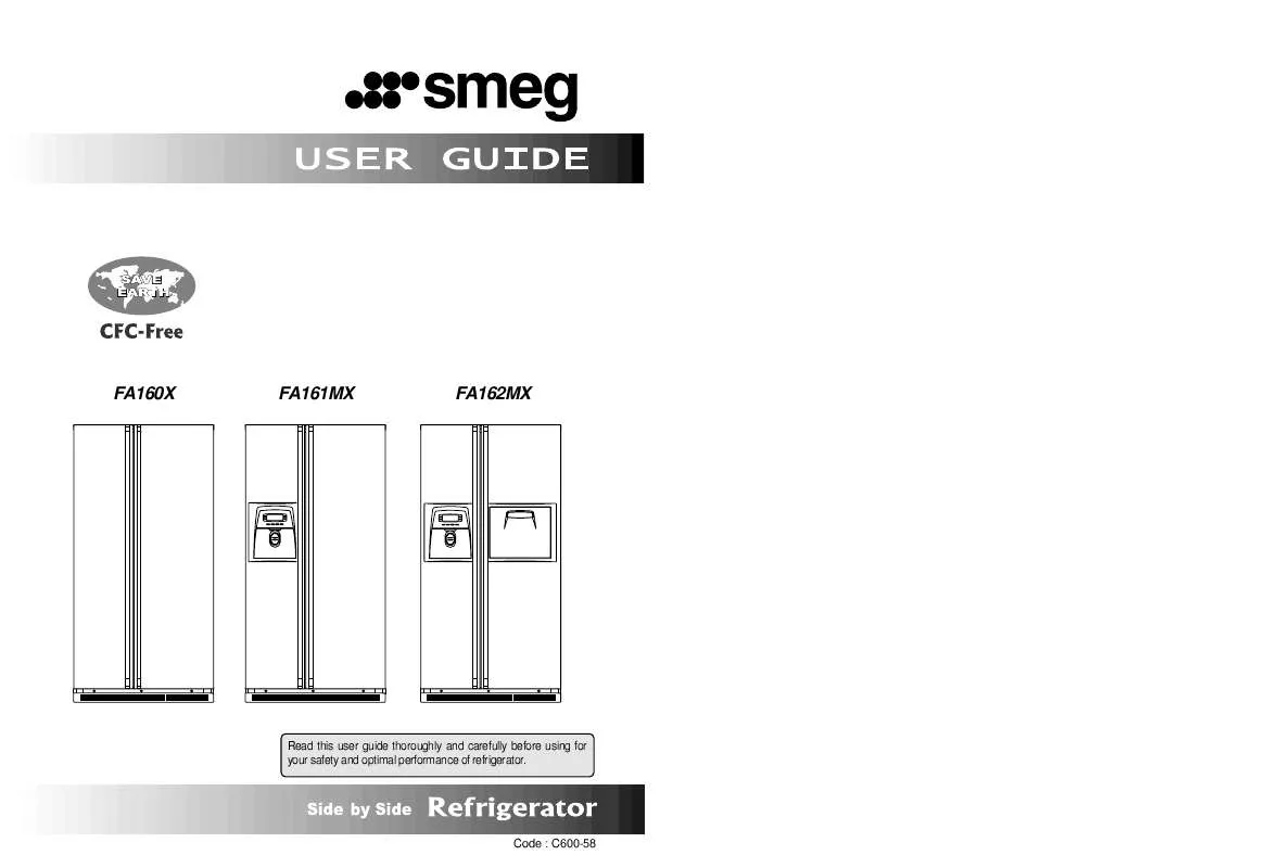 Mode d'emploi SMEG FA160X6