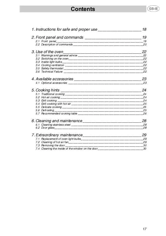 Mode d'emploi SMEG FA65-5