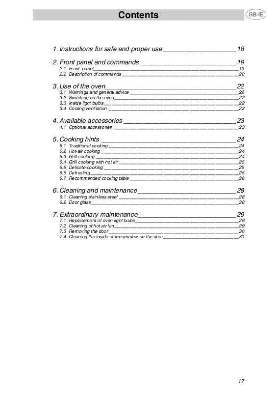 Mode d'emploi SMEG FA67